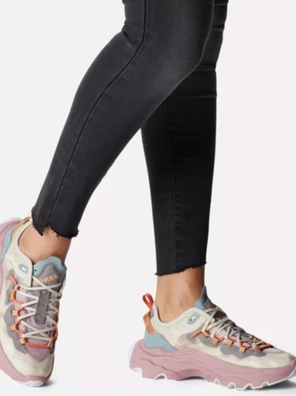 Sorel Wmn's Kinetic Breakthru Tech Lace Sneakers Size 8 MSRP $130